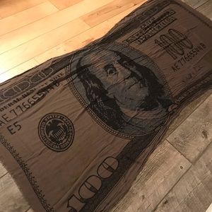 100 dollar bill scarf/coverup